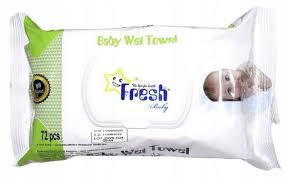 Chusteczki nawilżane fresh baby a'72 premium